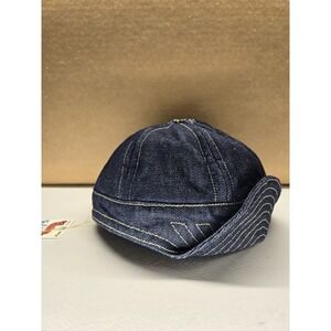 Baird Jeans Denim Hat S-M Welding Cap Wool Lined Denim Strapback Adjustable